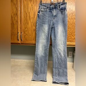 Judy Blue Straight Leg Denim size 7/28 medium to light wash (tall)